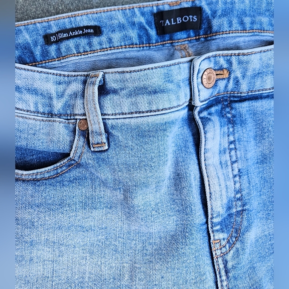 Talbots 10 slim ankle jeans - Picture 3 of 4